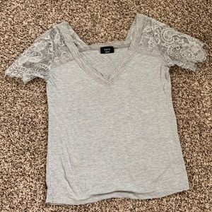 VICI gray Lace T-shirt